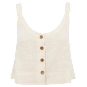 Mali Linen Button Down Cami